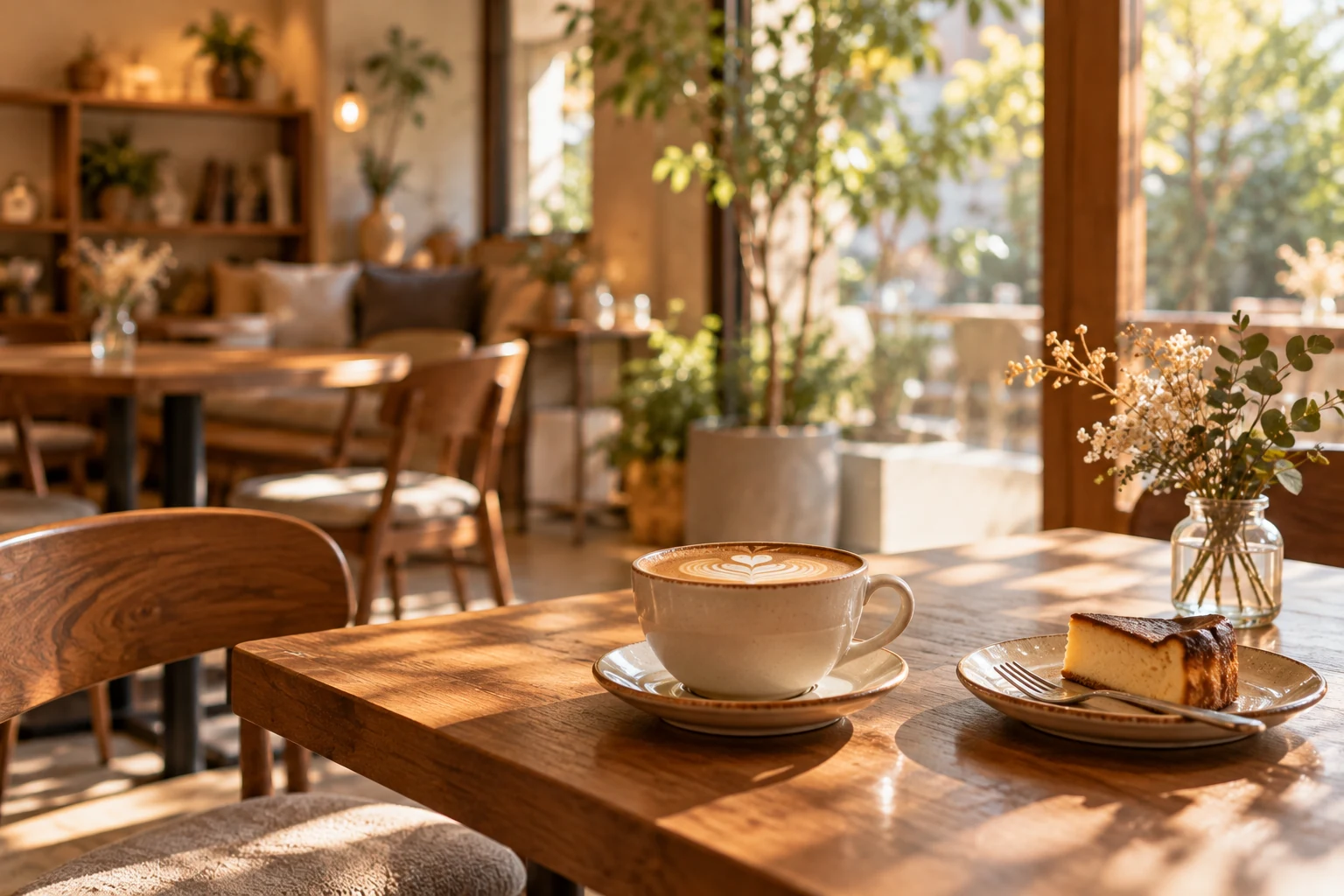 カフェで過ごす時間のイメージ